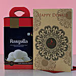 Diwali Greetings With Rasgulla