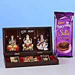 Diwali Pooja Box & Dairy Milk Silk