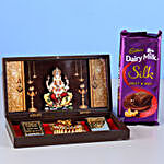 Ganesha Pooja Box & Dairy Milk Silk
