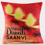 Diwali Diya Personalised Cushion