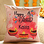 Personalised Diwali Name Cushion