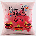 Personalised Diwali Name Cushion