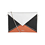 Urbane Orange & White Sling Bag