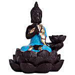 Lord Buddha Incense Burner Blue