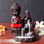 Lord Buddha Incense Holder Plum Red