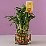 Two Layer Bamboo Plant For Diwali