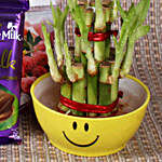 Best Wishes With Lucky Bamboo