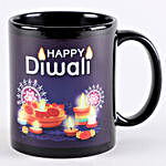 Black Diwali Mug & Diyas