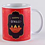 Diwali Wishes Mug & Diyas