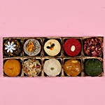 Assorted Mithai In Baby Pink Box