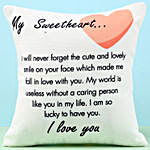 Set Of 3 Personalised Love Message Cushions