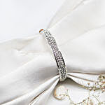 Stunning Rhinestone Silver Bracelet