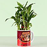 Personalised Diwali Wishes Bamboo Plant