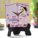 Personalised Balloon Wishes Table Clock