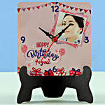 Personalised Balloon Wishes Table Clock