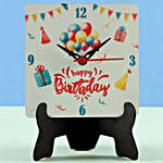Birthday Wishes Table Clock
