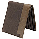 Men's Bi-Fold Brown Leather Wallet