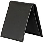 Men's Bi-Fold Leather Black Wallet