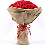 Majestic Gesture 100 Red Roses Bouquet