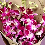 Royal Purple Orchids Bunch