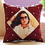 Stone Studded Personalised Cushion Cover