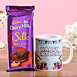 Birthday Wishes Mug & Dairy Milk Silk