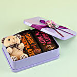 Flavourful Amul Chocolates Purple Tin Box