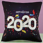 New Year 2020 Wishes Printed Cushion