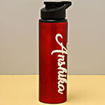 Personalised Name Red Bottle