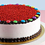 Red Velvet Gems Cake- 1 Kg Eggless