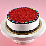 Red Velvet Gems Cake- Half Kg Eggless