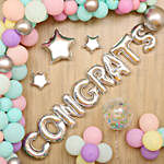 Congrats Party Balloon Decor