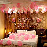 Rose Gold Birthday Theme Balloon Décor