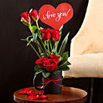I Love You Red Roses Mug