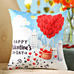 Valentine's Special Printed Cushion
