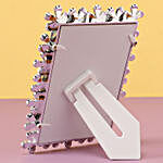 Personalised Flowers On The Edges Photo Frame