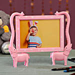 Personalised Pink Elephant Photo Frame