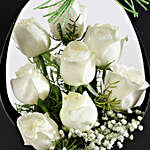 White Roses In FNP Sleeve