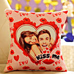 Kiss Day Special Personalised Cushion