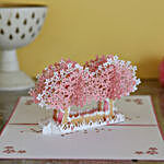 Two Trees Pop Up 3D Greeting Card