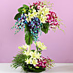 Bright Flowers Tall Arrangement