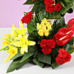 Anthuriums & Carnations Arrangement