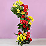 Anthuriums & Carnations Arrangement