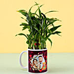 Bamboo Plant Personalised Mug & Teddy Bear