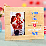 Personalised You & Me Photo Frame