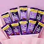 10 Cadbury Dairy Milk Bouquet