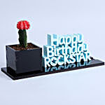 Happy Birthday Red Moon Cactus Plant