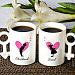 Couple Personalised Mugs- Set of 2