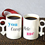 Personalised You Complete Me Mug Set