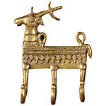 Deer Motif Brass Hook